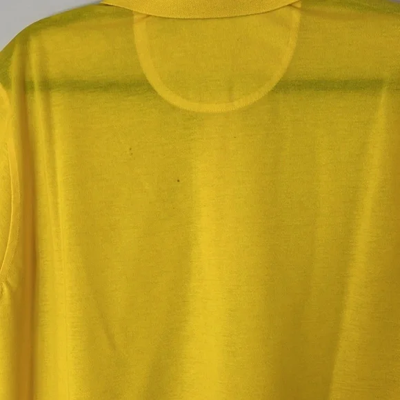 Callaway Yellow Performance Golf Shirt Size Medium - Picture 10 of 10